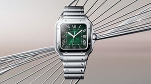 The New Santos de Cartier (Now In Green) Proves There’s No Smoke Without Fire