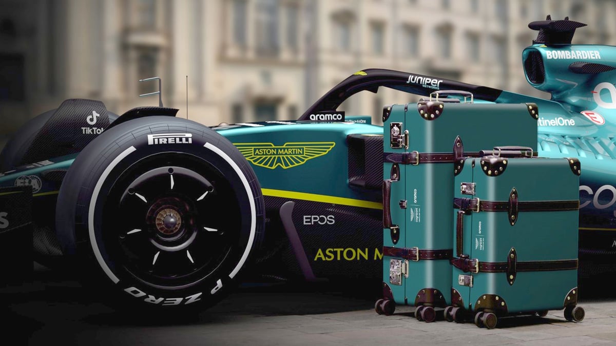 Globe-Trotter & Aston Martin Link-Up For A Slick British Racing Green Luggage Collab