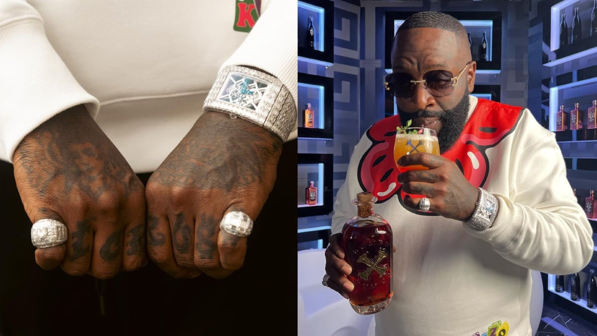 Rick Ross Shows Off His Louis Vuitton Leather-Interior Hummer