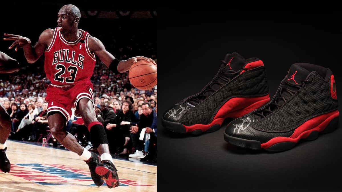 Michael Jordan's Nike Air Jordan 13 Sneakers Just Sold For $3.3 Million