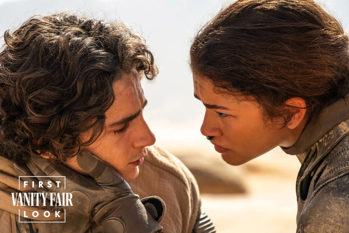 Dune: Part Two - Timothée Chalamet as Paul Atreides; Zendaya as Chani