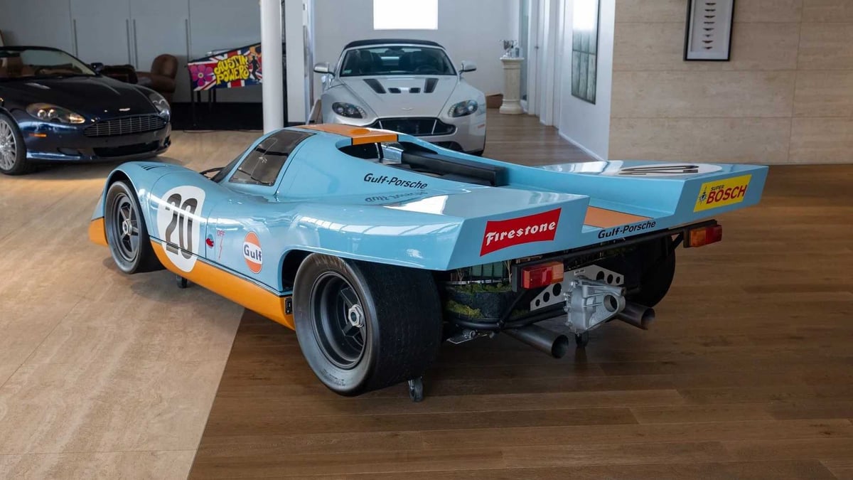 $300K Slot Car Track Hidden Inside A Replica Porsche 917