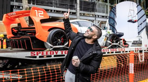 Adrian Portelli Cranes McLaren Senna Into Melbourne Penthouse