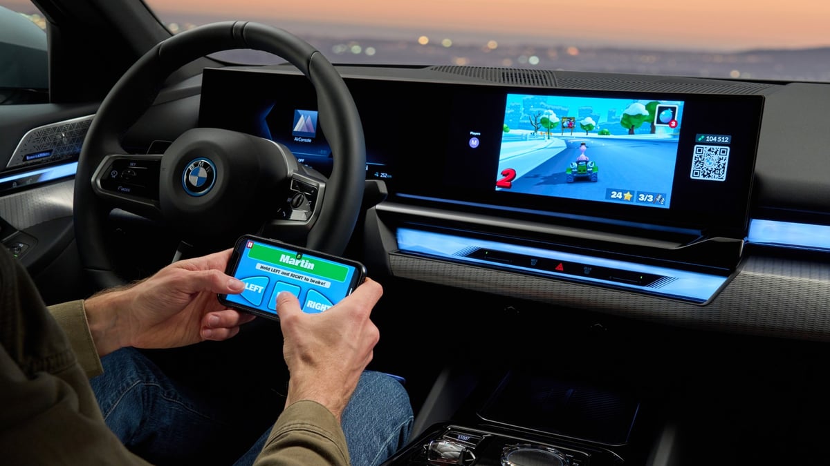 New BMW 5 Series Debuts In-Car Gaming To Eliminate The Worst Part Of EV Ownership