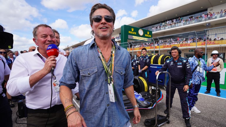 Brad Pitt To Drive At British Grand Prix For Apple’s Formula 1 Movie