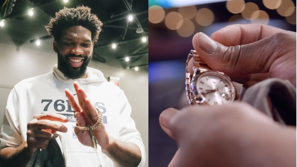 James Harden Gifts Joel Embiid A Custom Rolex Day-Date For Winning The 2023 MVP