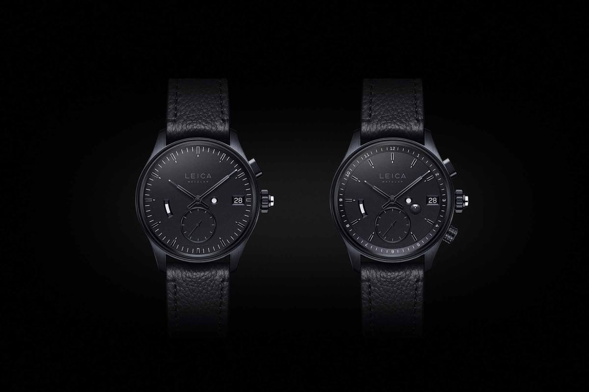 Leica Steps Up It’s Watchmaking With The Blacked-Out ZM Watch Monochrom Edition