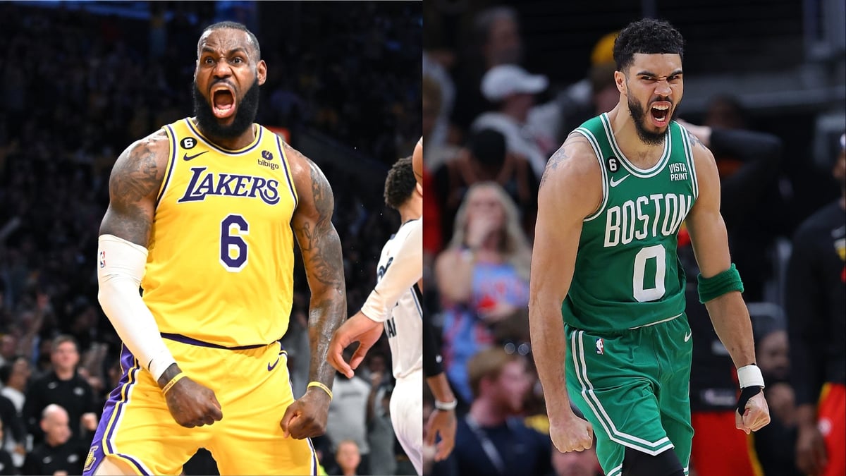Los Angeles Lakers vs Boston Celtics 2023 - Finals - LeBron James, Jayson Tatum