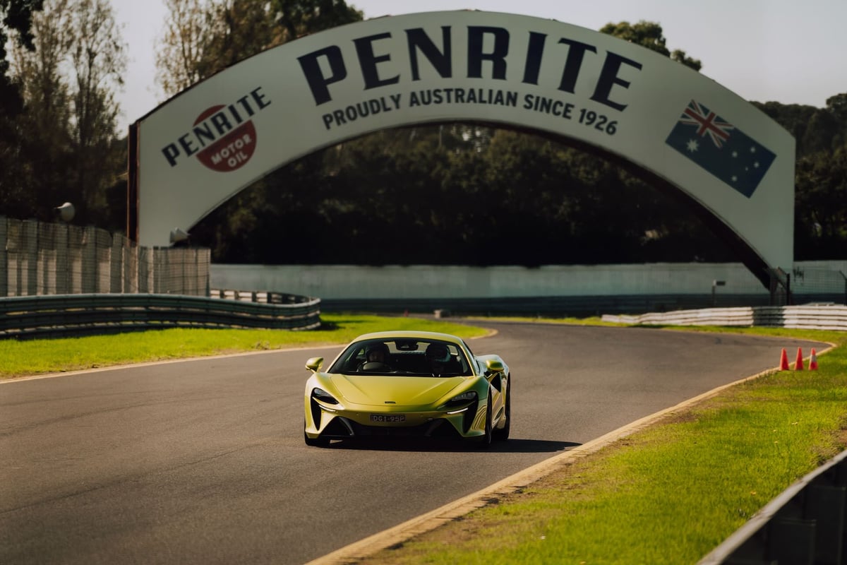 McLaren Artura at Sandown Raceway