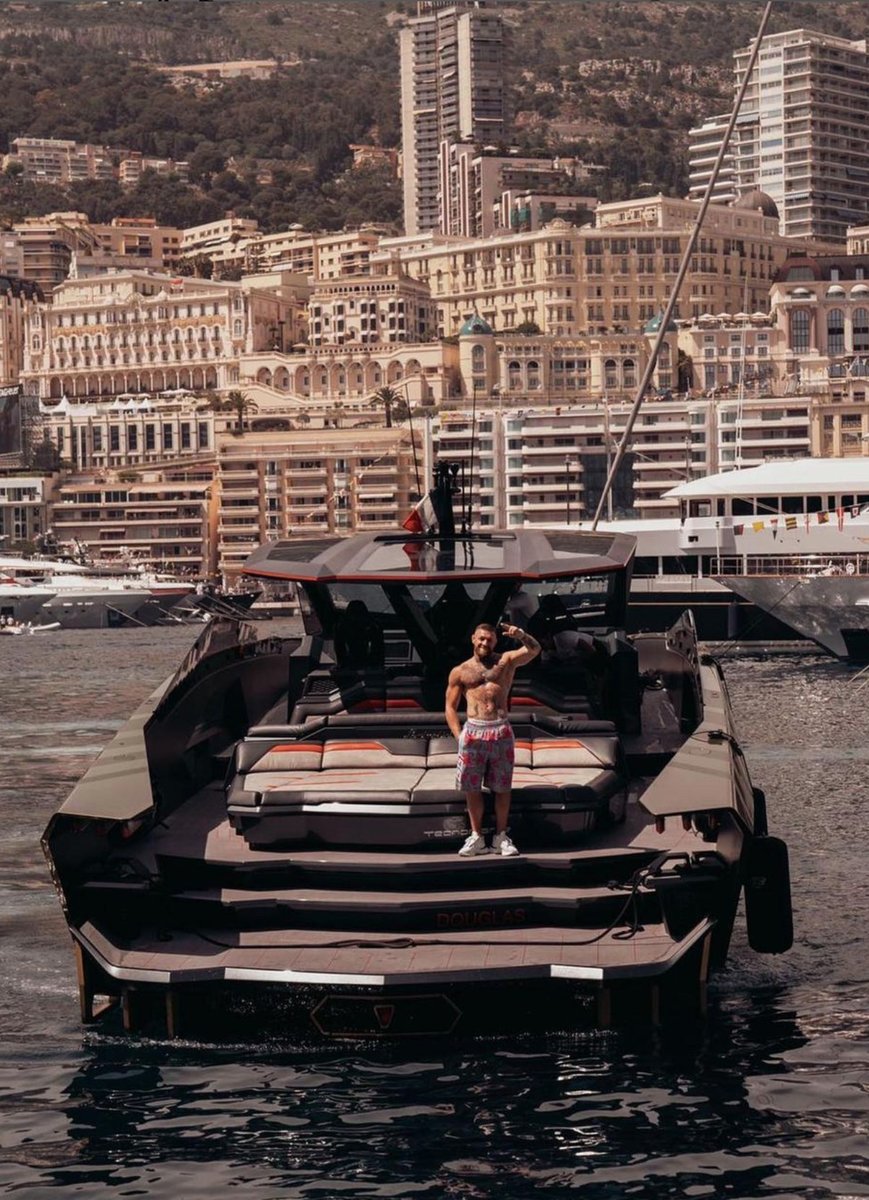 Conor McGregor Enjoyed The Monaco Grand Prix From His $5.5 Million Lamborghini Yacht