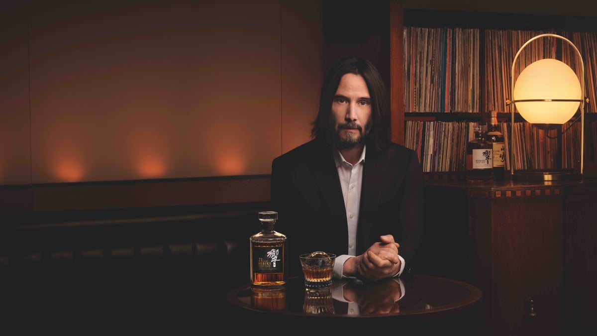 Suntory & Keanu Reeves Reunite For The Japanese Whisky Maker’s 100th Anniversary