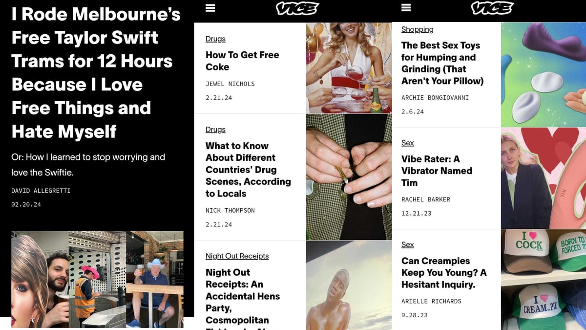 Vice To Cease Publishing On Its Own Website & Lay Off Several Hundred Staffers