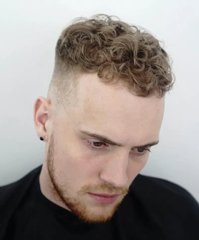 39 Cool Curly Hair Fade Haircuts in 2023 in 2023