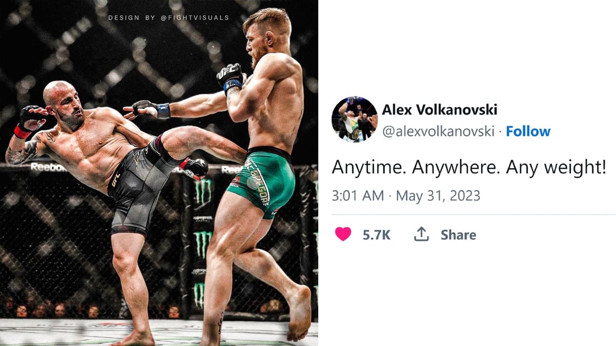 "Anytime, Anywhere": Alexander Volkanovski Challenges Conor McGregor