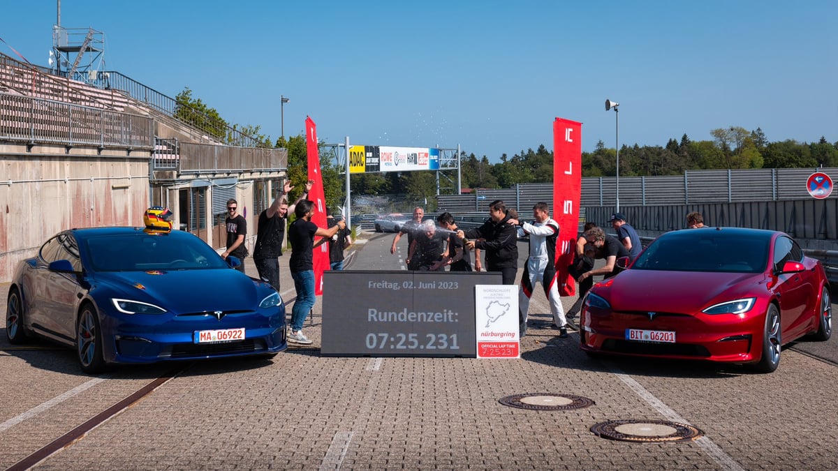 Tesla Nürburgring Lap record