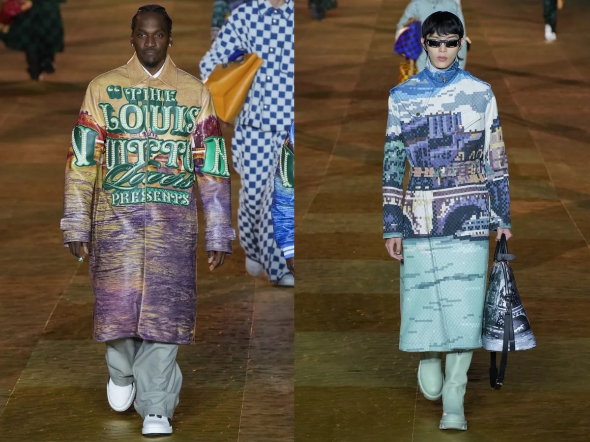 Pharrell Delivers a Pop Culture Moment at Louis Vuitton