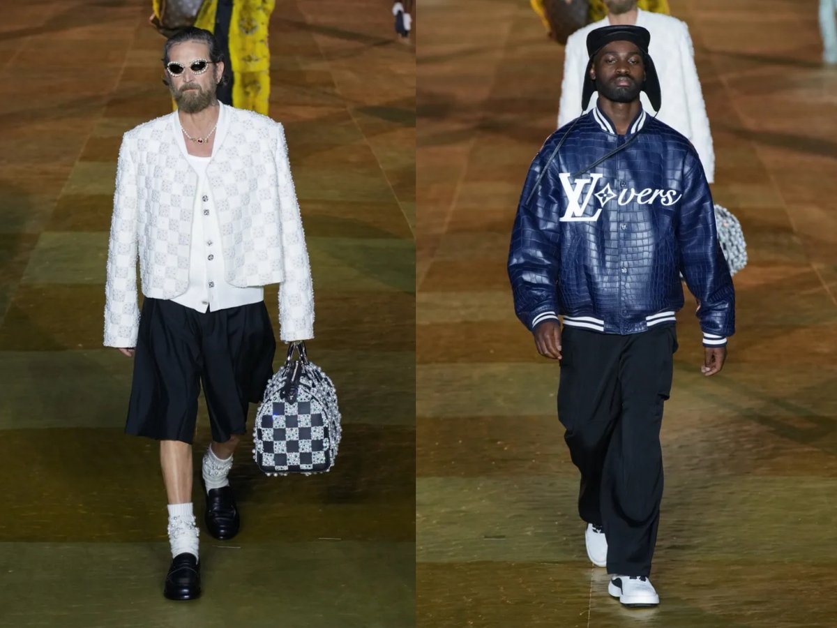 Pharrell Delivers a Pop Culture Moment at Louis Vuitton