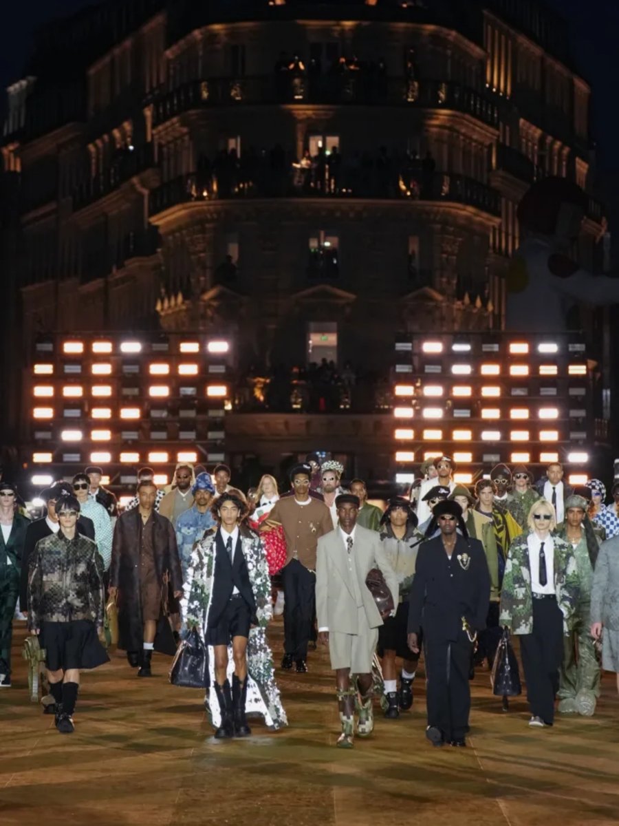 Pharrell Delivers a Pop Culture Moment at Louis Vuitton