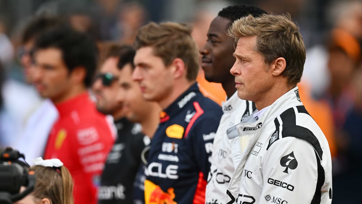 First Look: Brad Pitt's Formula 1 Movie At The British Grand Prix