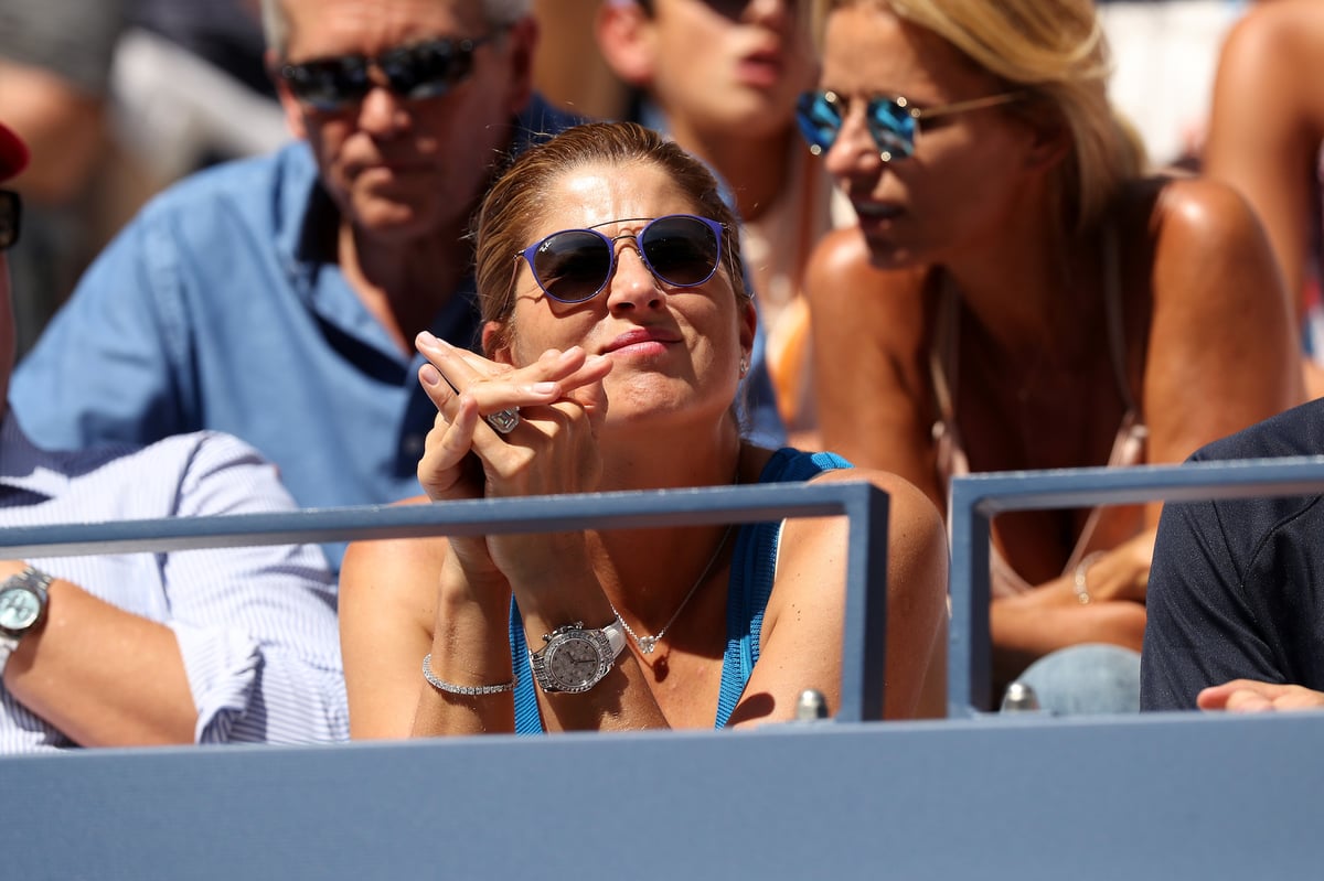 Mirka Federer watches