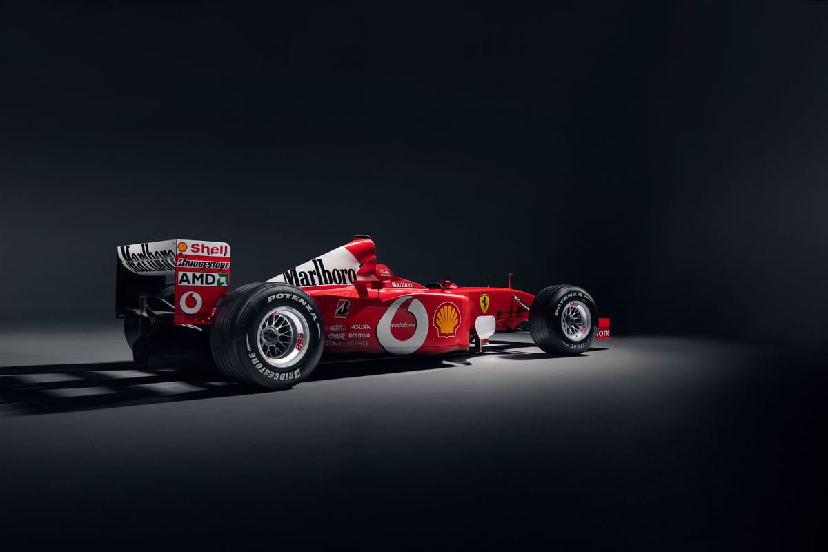 For Sale: Michael Schumacher's Australian GP-Winning Ferrari F2001b
