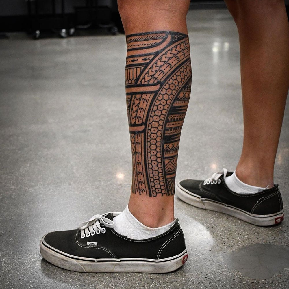 Is this the best leg sleeve tattoo ever? 