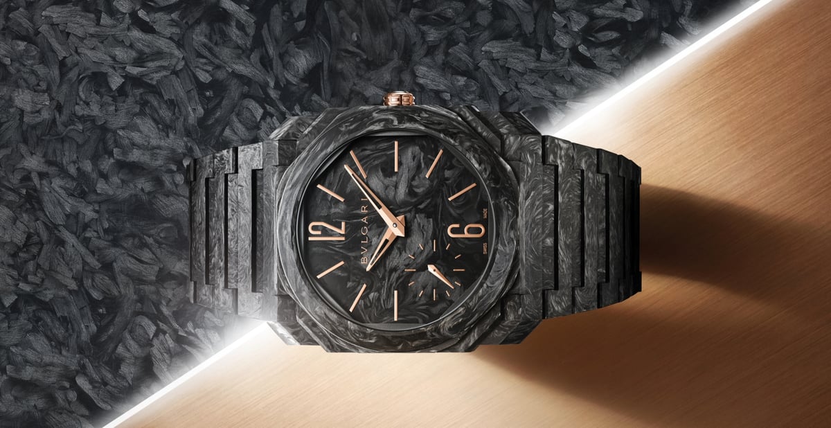 Bulgari Goes High Gothic For The Release Of 2 New Octo Finissimos In 'CarbonGold'