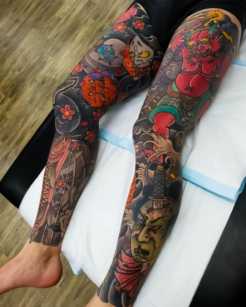 Leg Tattoos