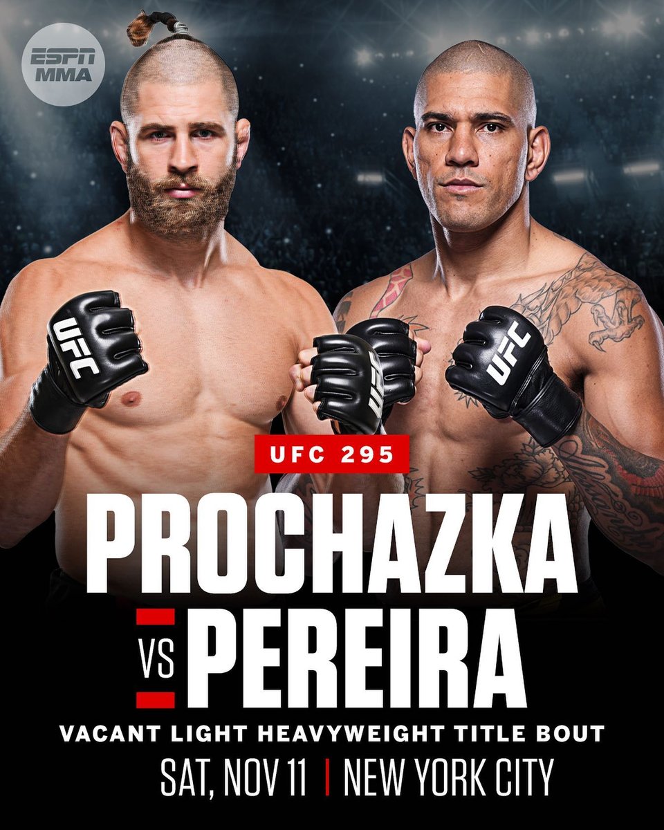 UFC 295: Alex Pereira vs Jiri Pochazka