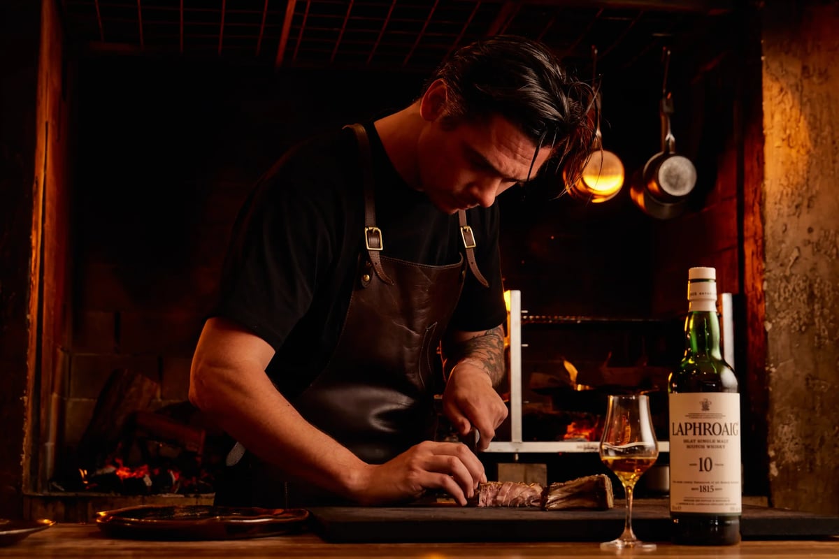 Laphroaig Whisky & Jake Kellie Curate A Fiery Chef’s Table Experience For Adelaide
