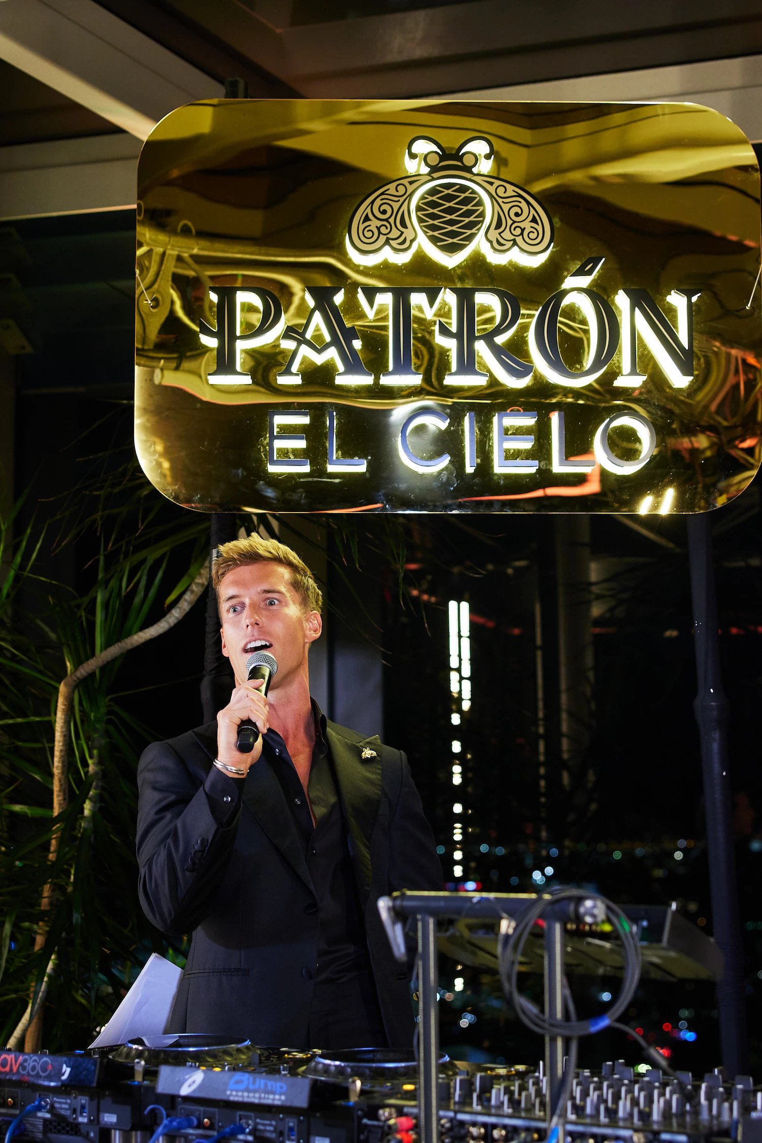 Matt Suleau at the Patron El Cielo Launch Event