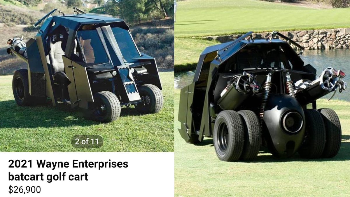 Some Absolute Legend Is Selling Batman’s Golf Cart On Facebook