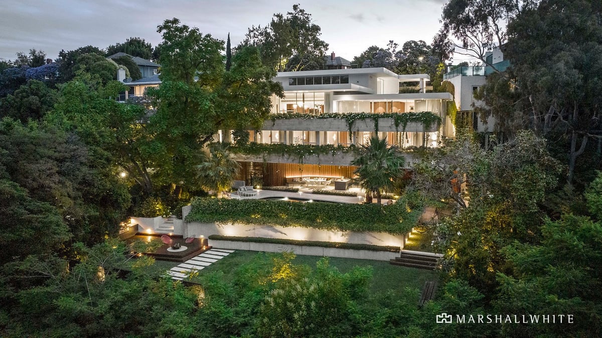 Toorak’s Cascading Modernist Mansion Can Be All Yours For $25 Million