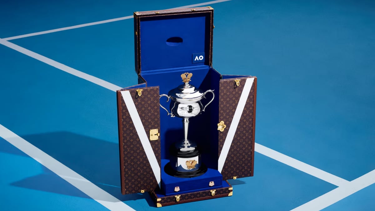 Louis Vuitton Serves An Ace With New Australian Open Trophy Trunks