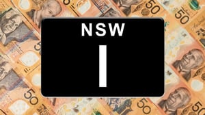 NSW 1 number plate