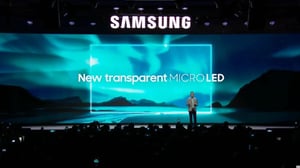 Samsung's Transparent MicroLED Screen Paves The Way For "Vanishing" TVs