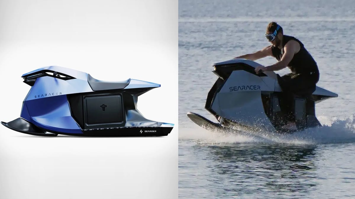 Searider’s Electric Searacer Jet Ski Is A Pod Racer For The Ocean