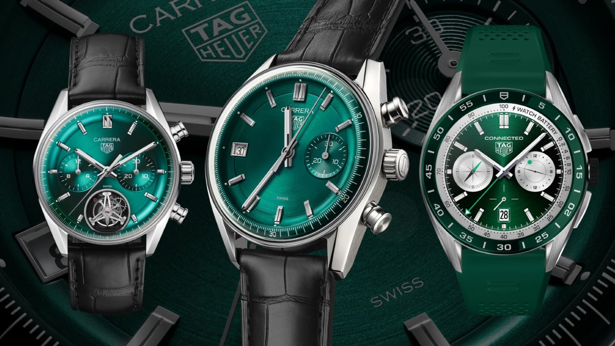 TAG Heuer’s First New Watches Of 2024 Will Make You Green With Envy