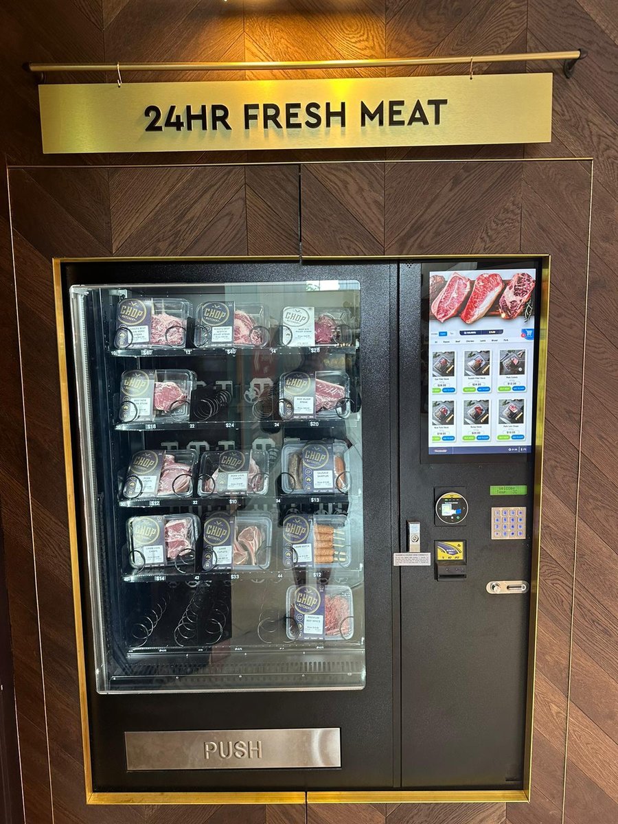 chop butchery sydney meat vending machine