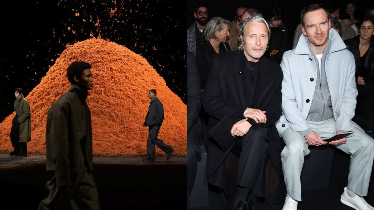 At Zegna’s FW24 Show, It Rained A-List Cameos & Literal Cashmere