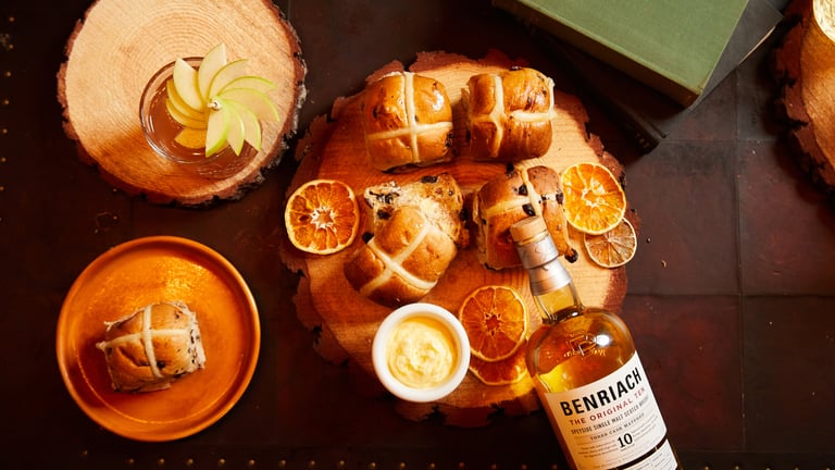 Benriach’s 6-Pack Of Scotch Cross Buns Is Whisky Business