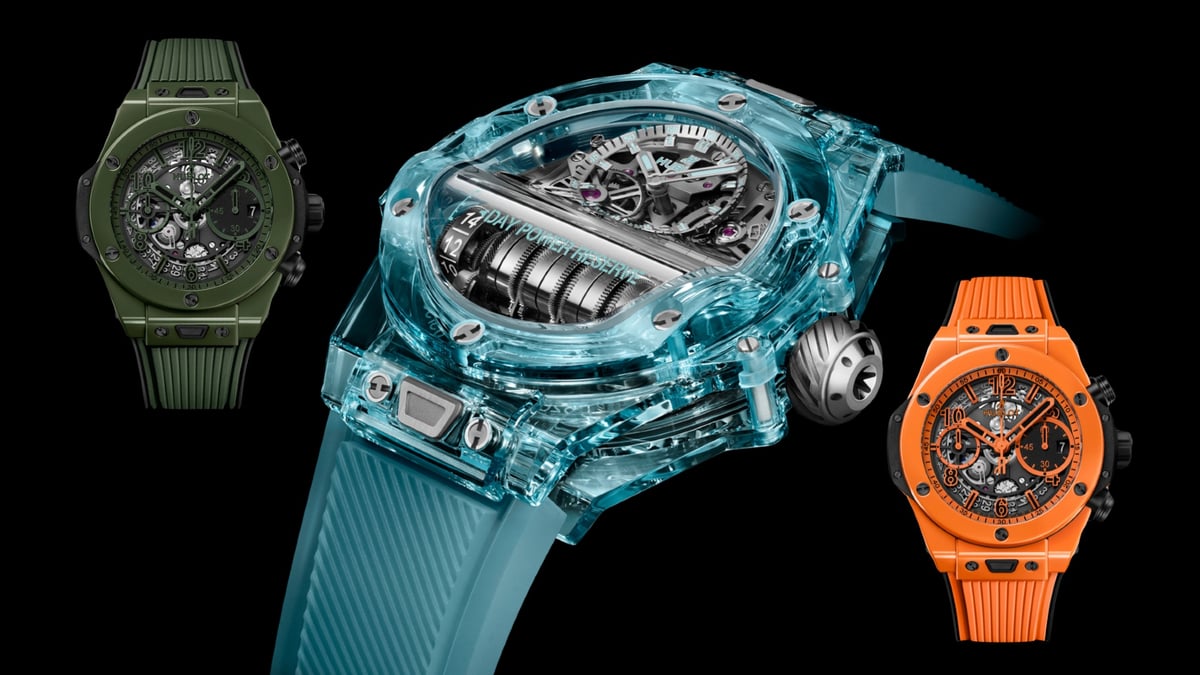 Hublot Rinses The Competition With A “Water Blue” Sapphire MP-11 For 2024