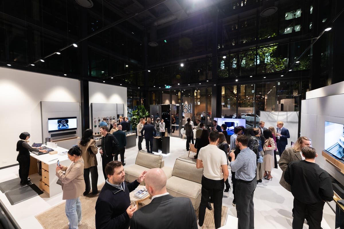 Doors Are Now Open For Bang & Olufsen’s Sleek Collins Street Flagship