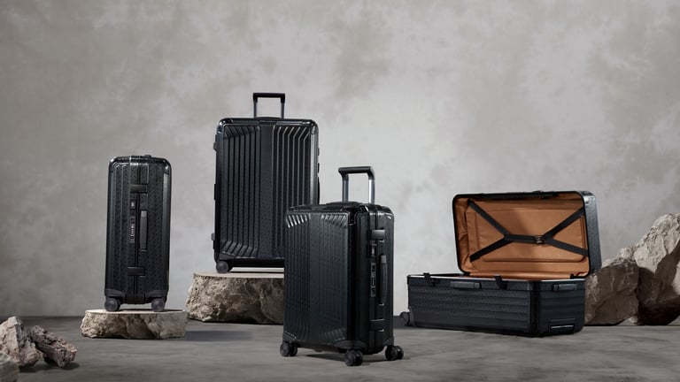This BOSS x Samsonite Capsule Takes Stealthy In-Flight Style To A Whole 'Nother Level