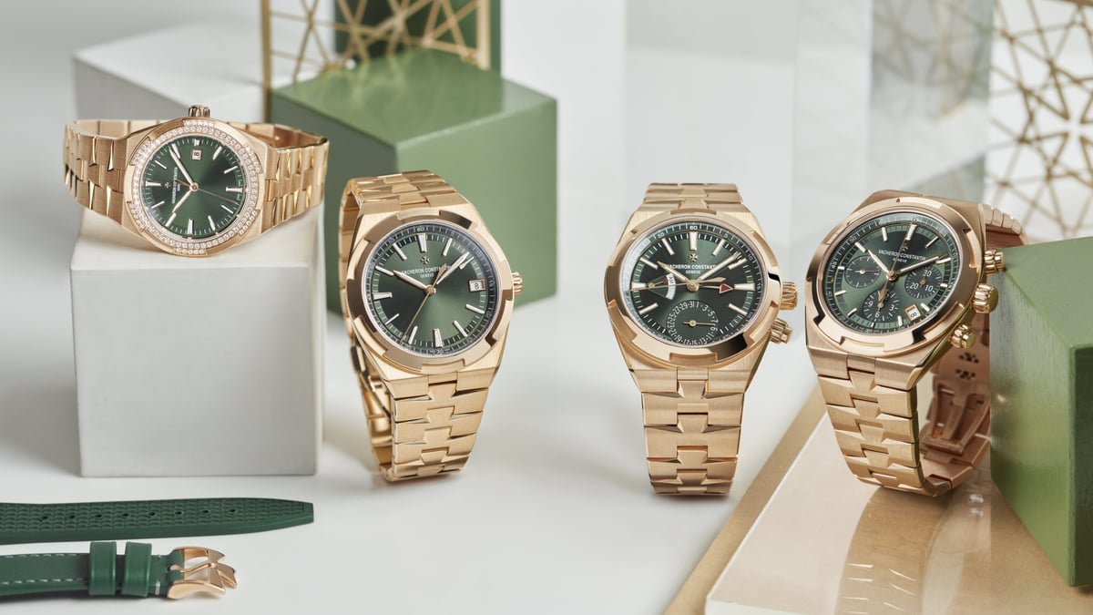 The Vacheron Constantin Overseas Gets A Green & Gold Makeover (And More)