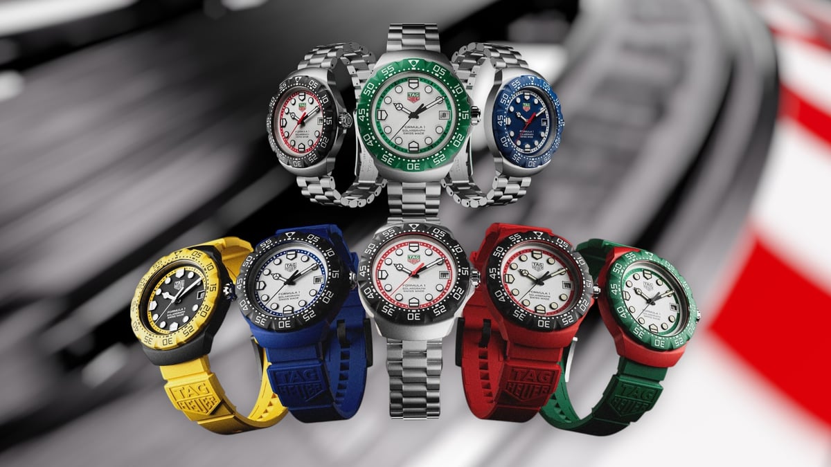 TAG Heuer Vies For Pole Position With These New Formula 1 Themed Watches