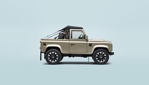 Land Rover Classic Defender V8 Works Bespoke Soft Top
