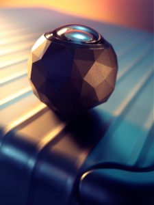 A close up of a computer
