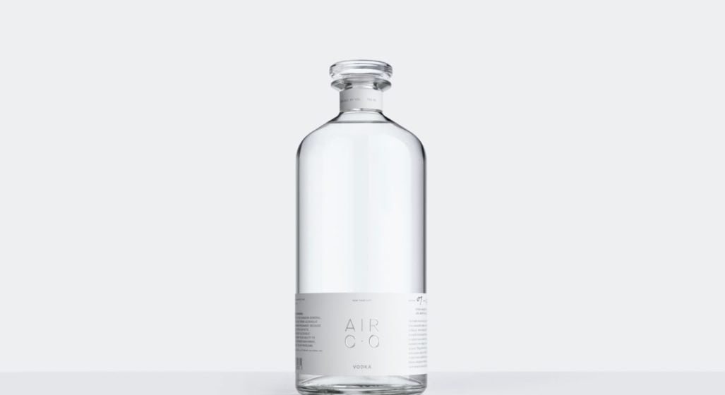Air Co. Introduces The World&#8217;s First Carbon-Negative Vodka