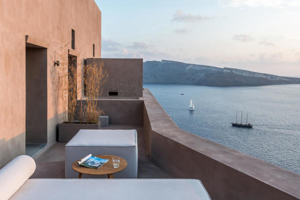 The Greek Hotel Located In A Mountainside Castle